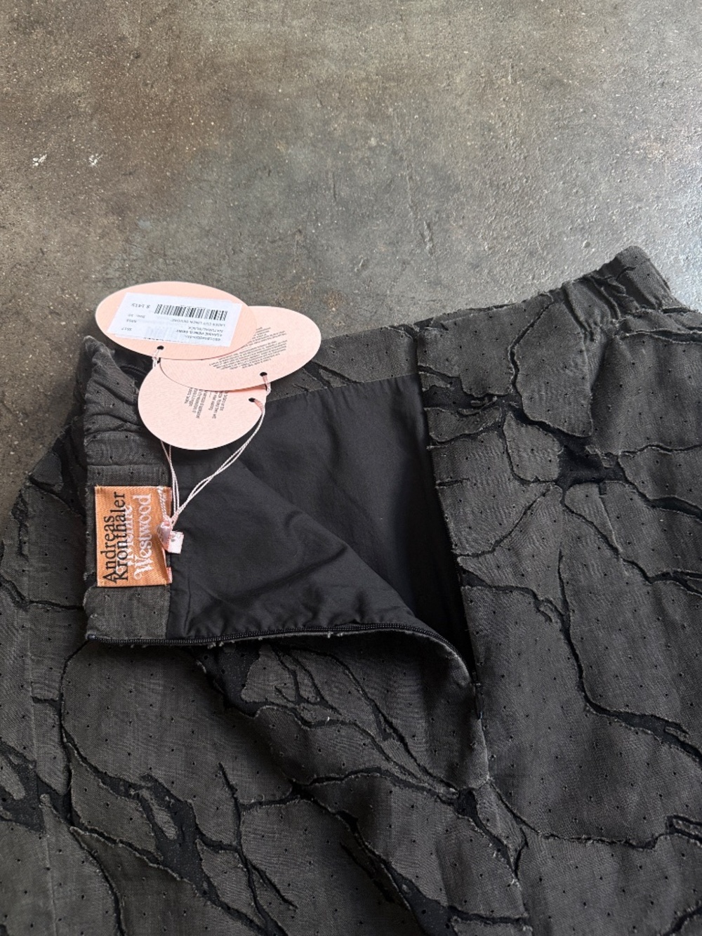 1,415$ 2016 Andreas Kronthaler Lazer Skirt w/ Metal Charms - Picture 6 of 8